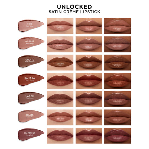 Unlocked Satin Crème Lipstick Red 0
