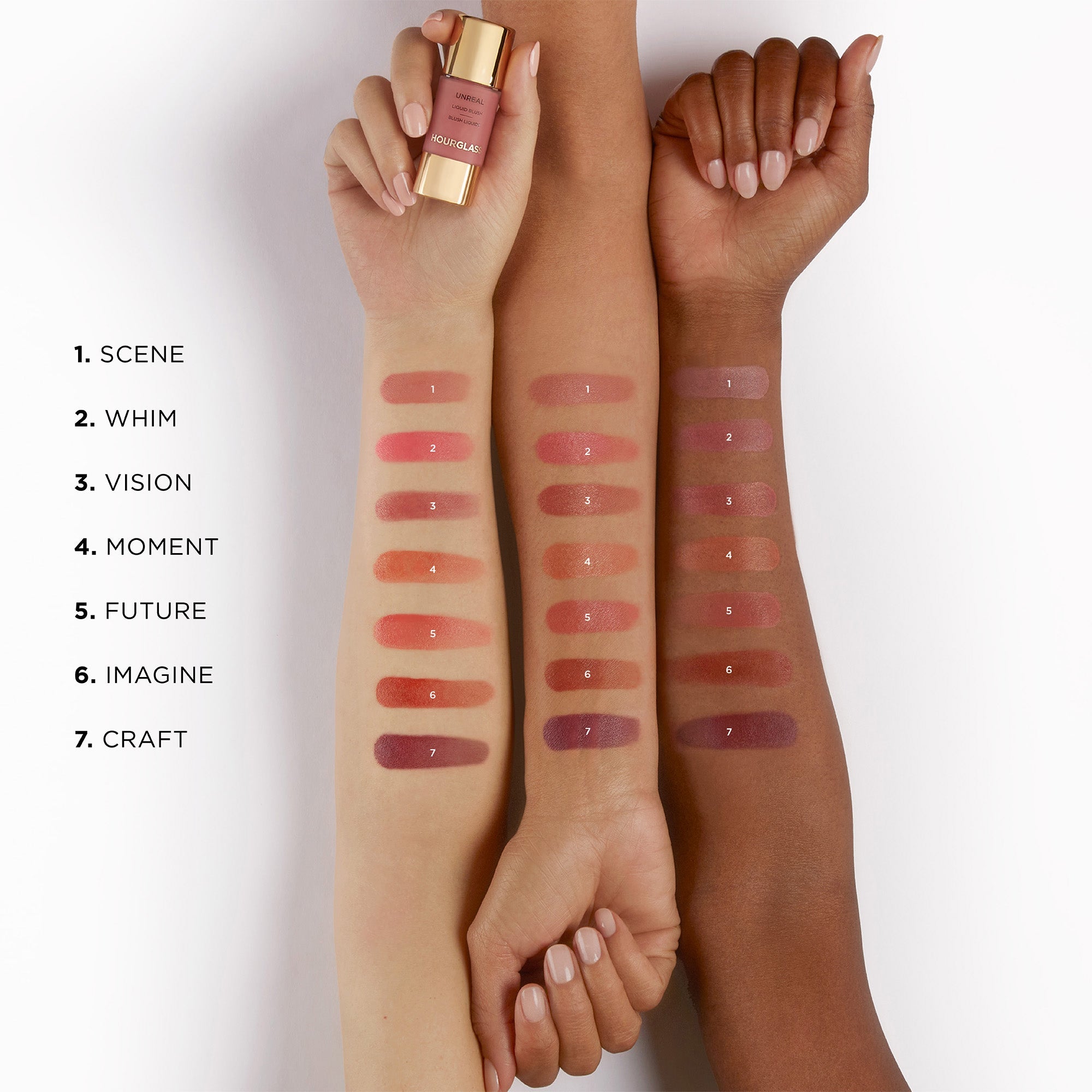 HOURGLASS UNREAL LIQUID BLUSH 7本セット Unreal Liquid Blush – Hourglass Cosmetics CA